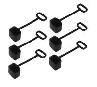 Mikikit 6 pezzi Coperture Protettive Silicone per Kazoo da Accessori Pratici per Strumenti Musicali Colore Nero Facile Installazione e Materiale Resistente