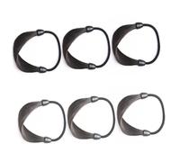 Mikikit 6 Pezzi Di Elastici Per Chioma in Pelle Fasce Elastiche Per Di Cavallo Per Donne e Ragazze Accessori Pratici e Belli Per Ogni Occasione