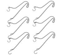 Mikikit 6 Pezzi Metalliche per Appendere Piante e Fioriere Resistenti per Esterni e per Vasi e Mangiatrici per Uccelli capacità Resistenti