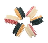 Mikikit 6 Pezzi Tpr Per Bagnati Shampoo Per Uomo Per Ricci Plastica Spessi Donne Rimozione Scrubber Forfora Uso Lavaggio Testa Esfoliante Secco Sottile