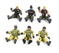 Mikikit 6 Soldatini Militari in Plastica Modelli Special Forces per Giocattoli Interattivi Educativi per Ragazzi e Ragazze Figure d Azione Resistenti e Realistiche per Giochi Ruolo