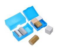 Mikikit 7 Pezzi Blocchi Cubici e Cilindrici in Metallo Alluminio Rame Ferro Kit Laboratorio per Esperimenti di Densità e Magnetismo Attrezzatura Didattica per Scienze