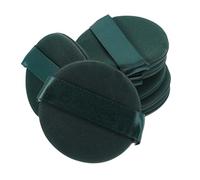 Mikikit 7 Pezzi Spugnette Trucco Doppio Uso Asciutto e Bagnato per Fondotinta e Primer Puff Viso Morbido Verde Oliva Applicatori Cipria e Make Up Delicati e Riutilizzabili