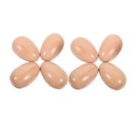 Mikikit 8 Orff Wooden Percussion Eggs For Early Education Music Toys Natural Wood Rhythm Instruments To Develop Fine Motor Skills And Enhance Musical Engagement