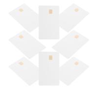 Mikikit 8 Pezzi Carte Pvc Bianche Scrivibili per Controllo Accessi, Facile Stampa e Stampa Nitida, come Tessere di Identificazione Autista