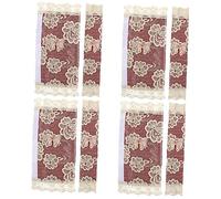 Mikikit 8pezzi Coprimaniglie Per Frigorifero Ricamato Facile e Installare Protezione Per Elettrodomestici Decorazione Per