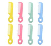 Mikikit 8pezzi Pettine Per Capelli Per Ragazzo Ragazza Setole Morbide e Arrotondate Adatto Alla Sensibile Spazzola Per Cura Dei Capelli Dei Ragazzo Ragazza Leggero e Portatile Come Spazzol