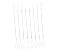 Mikikit 8pezzi Ropes Anti-lost Per Penna Stilografica Corda Retrattile Trasparente Per Scrittura e Lavoro Senza Distrazioni