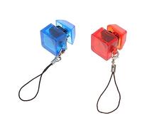 Mikikit 8pezzi Tester Tastiera Meccanica Con Portachiavi Base Trasparente e Luce Led Strumento Pratico Per Appassionati Di Tastiere Meccaniche