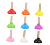 Mikikit 9pezzi Accessori Per Bagno Carini Sturalavandini Mini Realistici Per Trucchi Giocattolo Portatile Per Scherzi Accessorio Per Sturalavandini Ventosa Ornamentazione Per Wc