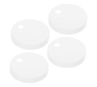 Mikikit Accessori per Bagno 2 Paia Tappi per Bulloni per WC in Plastica Bianca Copribulloni per Viti Nascosti per L'installazione del Sedile del Water per Uso Domestico e Bagni Pubblici