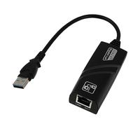 Mikikit Adattatore Ethernet USB per Tv Stick Gen 2 e Tv 3, Porta USB Integrata, Compatibile Streaming senza Interruzioni, Installazione Plug And Play, Colore Nero