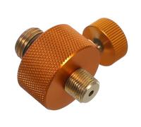 Mikikit Adattatore Gas Bombola per Cucina da Campeggio Convertitore Leggero e Compatto per Serbatoi Oriente Connessione Rapida per Cucina Outdoor Facile da Trasportare e Installare