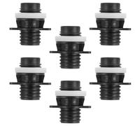 Mikikit Adattatore per Valvola a Vite 6 Pezzi per Barche Gonfiabili Valvola dell’Aria per Tavole da Surf e Paddleboard Connettore per Pompa ad Alta Pressione per Kayak e Gonfiaggio