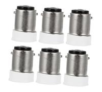 Mikikit Adattatore Portalampada B15d a E14 in Rame 6 Pezzi Soluzione Salva Flessibile e Adattabile per Spazi Commerciali e Abitazioni