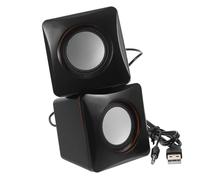 Mikikit Alttoparlante USB Mini Portatile per Casa Ufficio Altoparlante da Tavolo Piccolo Connessione USB Compatibile Laptop e Desktop Materiale ABS e Rame