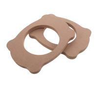 Mikikit Anello Spaziatore per Altoparlanti da Adattatore per Installazione Tweeter e Subwoofer Compatibile con Vari Auto Facile e Massima Stabilità
