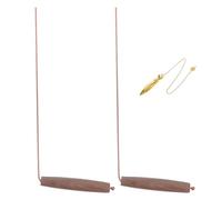 Mikikit Bacchette da Rabdomante in Rame 99% per Ricerca Metalli e Acqua Strumento Portatile Multifunzionale Catena Casuale Adatto per Archeologia Esplorazione e Attività Outdoor