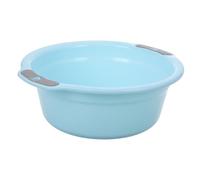 Mikikit Bacinella Plastica Spessa Piccola Tonda Multifunzione per Cucina Lavaggio Frutta Verdura e Piedi Uso Domestico Resistente