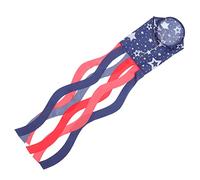 Mikikit Bandiere Americane of July Windsock Patriottico per Decorazioni Estive Facile e Leggero per USA