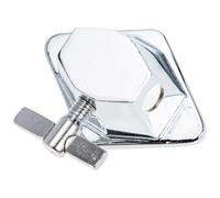 Mikikit Base per Gamba Tom in Lega Argento per Batteria, Facile da Pulire e Comodo Metodo di Stoccaggio, Accessorio per Strumenti a Percussione