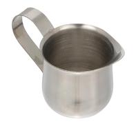 Mikikit Bicchiere per Latte Acciaio Inossidabile con Beccuccio Tondo e Ergonomico Resistente Al Calore e Corrosione Facile da e Antiscivolo per Uso e