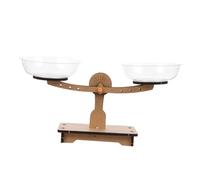 Mikikit Bilancia Leva in Legno per Gioco Educativo di Bilanciamento e Calcolo Matematico Giocattolo Montessori per Ragazzi e Ragazze in Età Prescolare Stimola Capacità Cognitive e