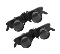 Mikikit Binocolo Indossabile Nero in Pc, 2 Pezzi, Messa a Fuoco Rapida, Fissaggio Stabile e Affidabile, per Viaggio e Birdwatching