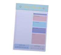 Mikikit Blocchetto Note Portatile Blu Planner Giornaliero Strappabile per Ufficio e Casa Organizer Agenda Multifunzionale per Appunti e Programmazione