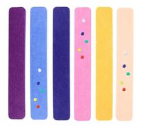 Mikikit Board Per Office In Feltro 6 Pezzi Strisce Resistenti Per Appunti E Note Per Aule E Casa Decorazione Pratica