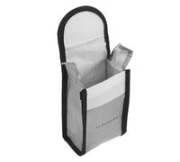 Mikikit Borsa di Sicurezza per Batterie al Litio Resistente al Fuoco e Portatile in Pvc e Tessuto Non Tessuto per Officina e Attività All'aperto