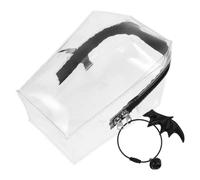 Mikikit Borsa Pieghevole in Pvc Trasparente a Forma di Sarcofago, Facile da Pulire, Design Punk per Visite a Parchi a Tema e Viaggi
