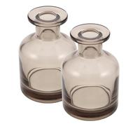 Mikikit Bottiglia di Vetro Ambrata 150 Ml per Diffusore a Bastoncini Set 2 Pezzi Contenitore Vuoto per Oli Essenziali Resistente AI Raggi UV e al Calore Adatta per Aromaterapia Casa