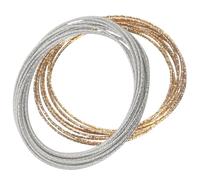 Mikikit Bracciali Rigidi Donna 2 Pezzi in Lega Multi-layer Semplice e Minimalista, Durevoli e Non Facili da Rompere, per Abbigliamento Quotidiano e Regali la Giornata della Mamma