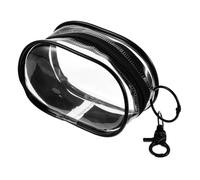 Mikikit Busta Trasparente in Pvc Organizer Per Gioielli Cavi e Piccoli Oggetti Per Viaggi Sport e Uso Quotidiano Proteggendo Accessori Da Polvere e Danni