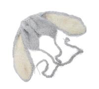 Mikikit Cappello Orecchie da Coniglietta per Neonata, Morbido | Spandex e Aspetto Cartone, Caldo e Resistente al Vento, per Foto Ricordo e Passeggiate nel Passeggino