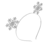 Mikikit Cerchietto Natalizio con Strassato Accessorio Festivo per Fascia per e Regali Natale per Ragazze
