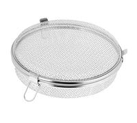 Mikikit Cestello Portaoggetti in Rete Resistente Rotonda Per Lavastoviglie, Superficie Liscia, Per Accessori Da Cucina e Piccoli Utensili