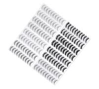 Mikikit Ciglia Finte Set da 80 Paia 8 Stili Diversi Naturali Lunghe e Folte per Trucco Quotidiano e Feste, Extension Strisce e Individuali in Fibra Sicura per Donne e Ragazze