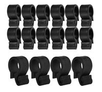 Mikikit Clip per Tubi di Irrigazione in PE Nero da 20mm, 50 Pezzi, Fissaggio Stabile e Installazione Comoda per Coperture e