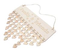 Mikikit Compleanni Famiglia con Targhette Personalizzabili Decorazione Murale Portatile per Casa Facile Assemblare e Usare per Organizzare Compleanni e