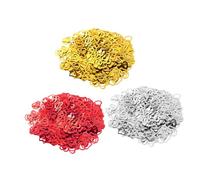 Mikikit Confetti a Forma di Cuore Oro 15g in Plastica per Decorazione Tavolo Matrimonio e Banchetto di Benvenuto Accessori Romantici per Festa