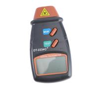 Mikikit Contagiri Digitale Mini Tachometro Fotografico Portatile con Display LCD Misurazione Accurata e Memoria per Tornio e Ventilatori
