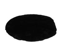 Mikikit Copertura Copri ASSE WC in Poliestere Nero, e Riutilizzabile, Protezione Elegante e Minimalista per Sedile WC in Bagno