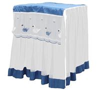 Mikikit Copertura e Asciugatrice Protezione e Antipolvere Design Ricamato Per Blu Svanito Facile Usare e Duratura