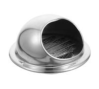 Mikikit Copertura Per Sfiato d Aria in Acciaio Protettore Per Esterno Antipioggia Per Tetto Ventilazione Per Casa Rotonda Per Bagno Cappuccio Metallo Per Sfiato Aria