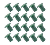 Mikikit Coperture Verdi in Pvc per Pali di Bambù Forma a Fungo, 60 Pezzi, Protezione Versatile per Bastoni da Giardino, per Vivai Professionali e Spazi Esterni