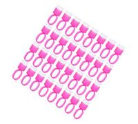 Mikikit Coppette per Coloranti e Anelli Portacolla per Extension - 50 Pezzi, Resistente all'Usura e Rottura, per Estensione Professionale in Salone o Autoproduzione