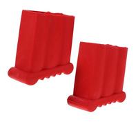 Mikikit Copri Piedi per Scala Protezione Resistente e Sicura in Gomma Antiscivolo e Riduzione Rumore, 2 Pezzi Accessori per Scaletta per Garage e Studi