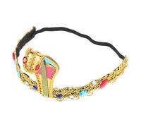 Mikikit Copricapo Egiziano da Donna Fascia Serpente Decorazione per Chioma di Halloween e Feste in Maschera Accessorio Costume d'Egitto per Cosplay e Party